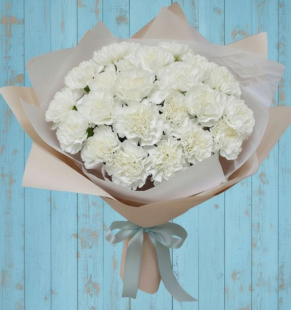 Букет цветов из: Гвоздики в Темижбекской