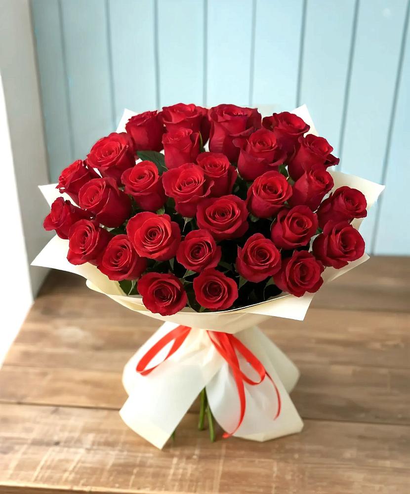 Букет 29 Красных роз в Темижбекской
