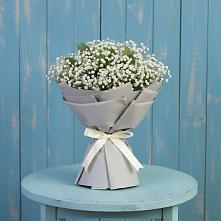 Букет цветов из:  Гипсофила в Темижбекской