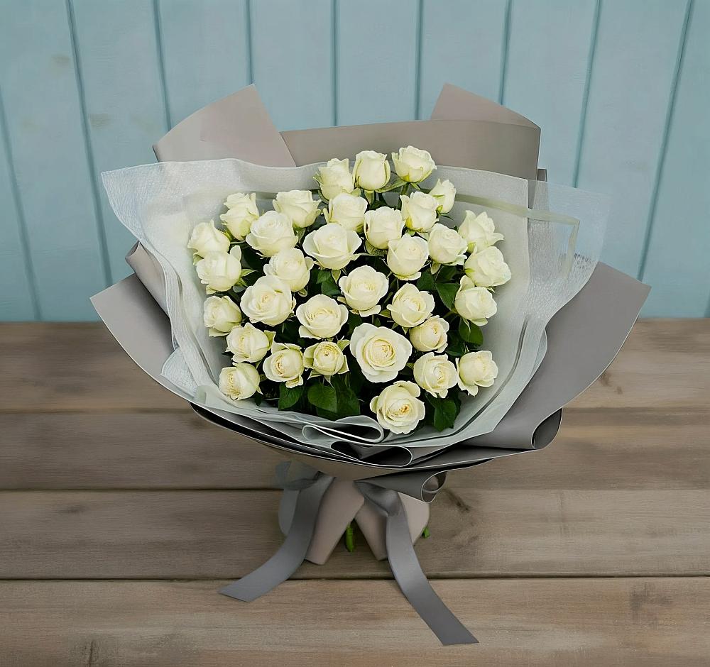 Букет Белоснежная нежность в Темижбекской