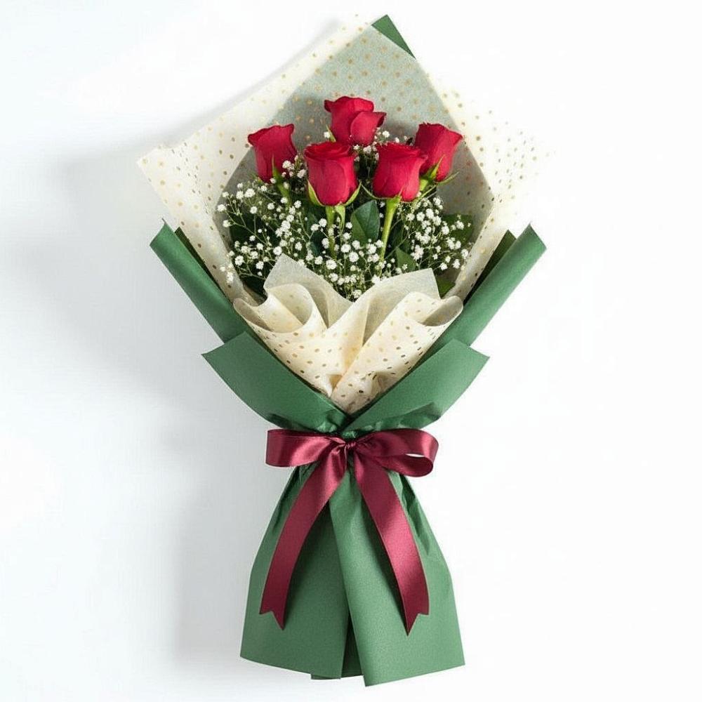 Букет цветов из: Розы в Темижбекской