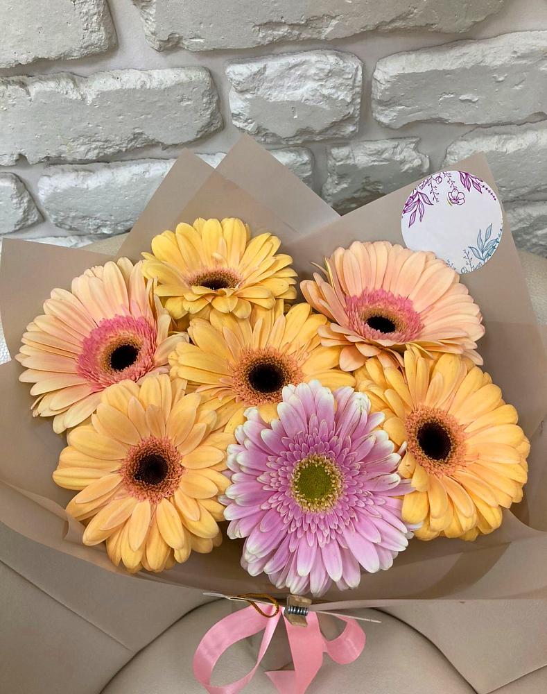 Букет цветов из: Герберы в Темижбекской