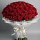 Букет 101 Красная роза Блэк Мэджик в Темижбекской
