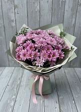 Букет цветов из:  Хризантемы #REPLACE_PRED# Темижбекской