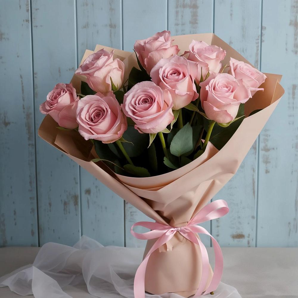 Букет цветов из: Розы в Темижбекской