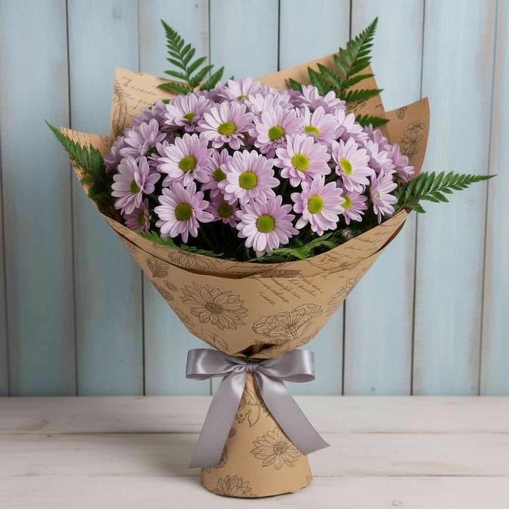 Букет цветов из: Хризантемы в Темижбекской