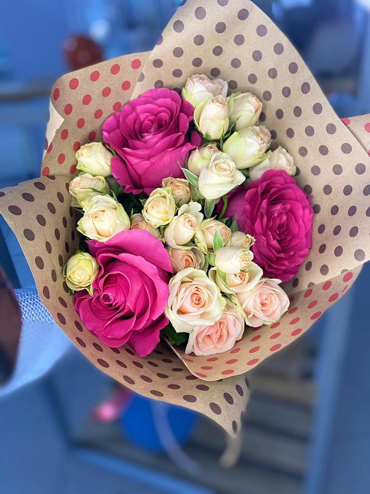 Букет цветов из: Розы в Темижбекской