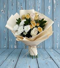 Букет цветов из:  Розы и Хризантемы #REPLACE_PRED# Темижбекской