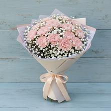 Букет цветов из:  Гвоздики в Темижбекской