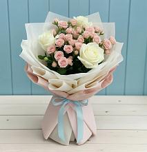 Букет цветов из:  Розы #REPLACE_PRED# Темижбекской