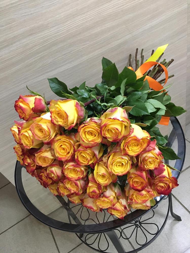 Букет Желтые розы в Темижбекской