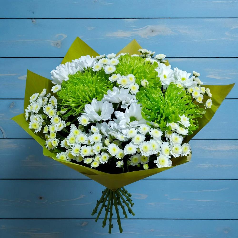 Букет цветов из: Хризантемы в Темижбекской