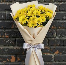 Букет цветов из:  Хризантемы #REPLACE_PRED# Темижбекской
