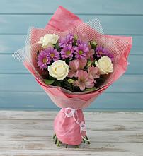 Букет цветов из:  Герберы в Темижбекской
