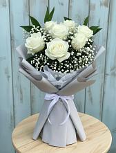 Букет цветов из:  Розы #REPLACE_PRED# Темижбекской