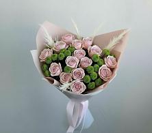 Букет цветов из:  Розы и Хризантемы в Темижбекской