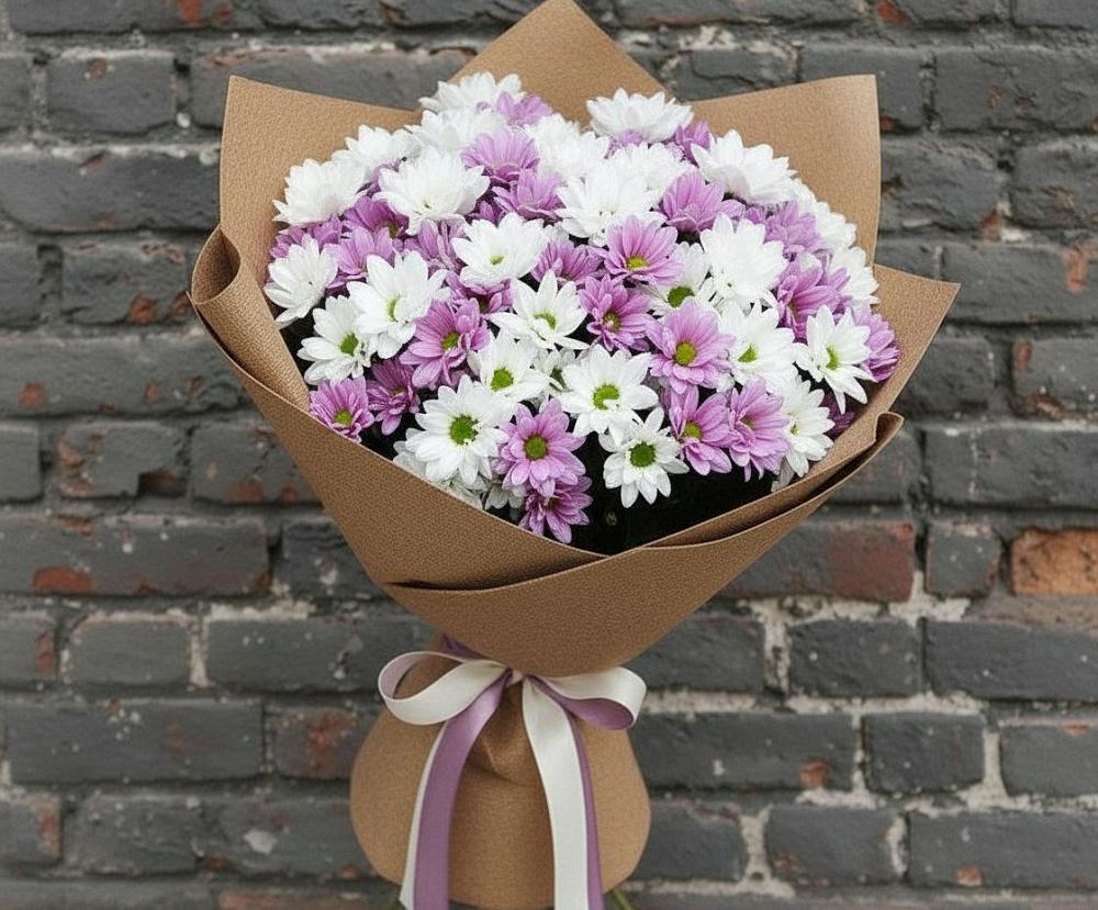 Букет цветов из: Хризантемы в Темижбекской