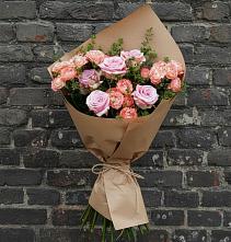 Букет цветов из:  Розы в Темижбекской