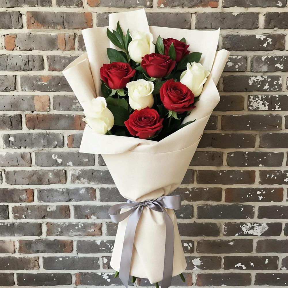 Букет цветов из: Розы в Темижбекской