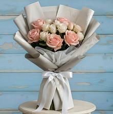 Букет цветов из:  Розы в Темижбекской