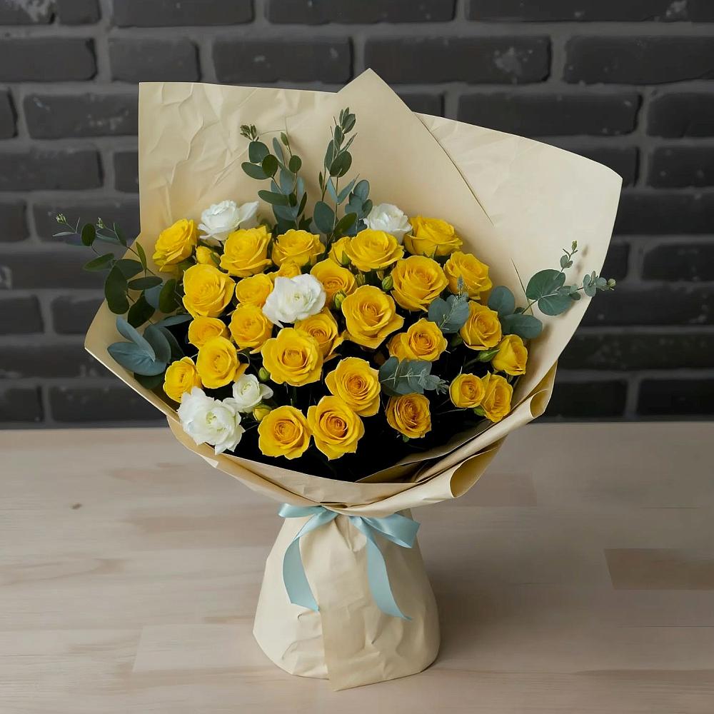 Букет цветов из: Розы в Темижбекской