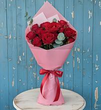 Букет цветов из:  Розы в Темижбекской