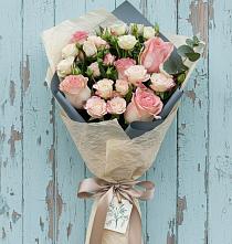 Букет цветов из:  Розы #REPLACE_PRED# Темижбекской
