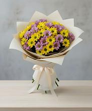 Букет цветов из:  Хризантемы в Темижбекской