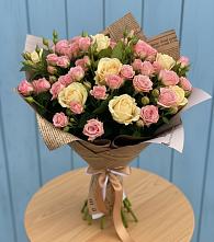 Букет цветов из:  Розы #REPLACE_PRED# Темижбекской
