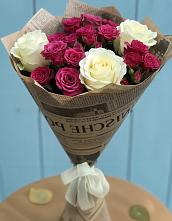 Букет цветов из:  Розы в Темижбекской