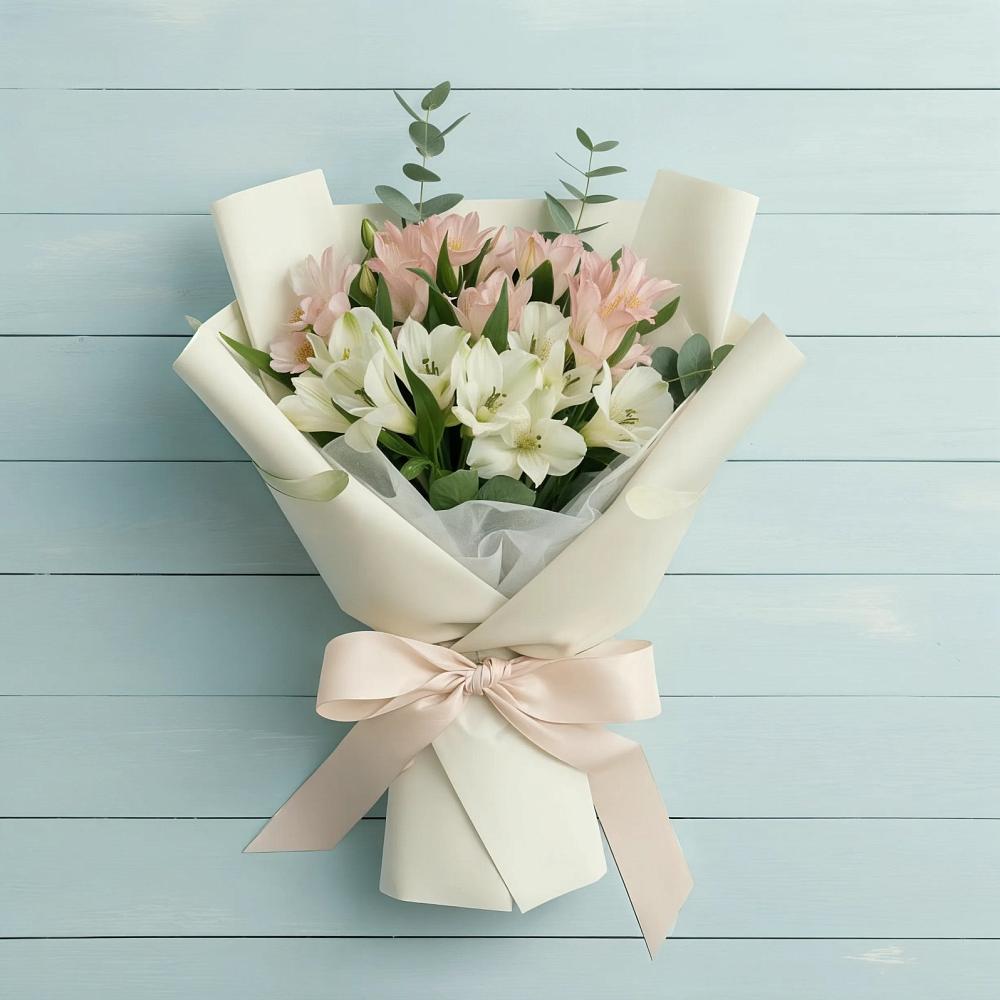 Букет цветов из: Альстромерии в Темижбекской