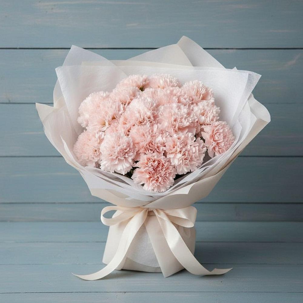 Букет цветов из: Гвоздики в Темижбекской