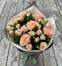 Букет цветов из:  Розы #REPLACE_PRED# Темижбекской
