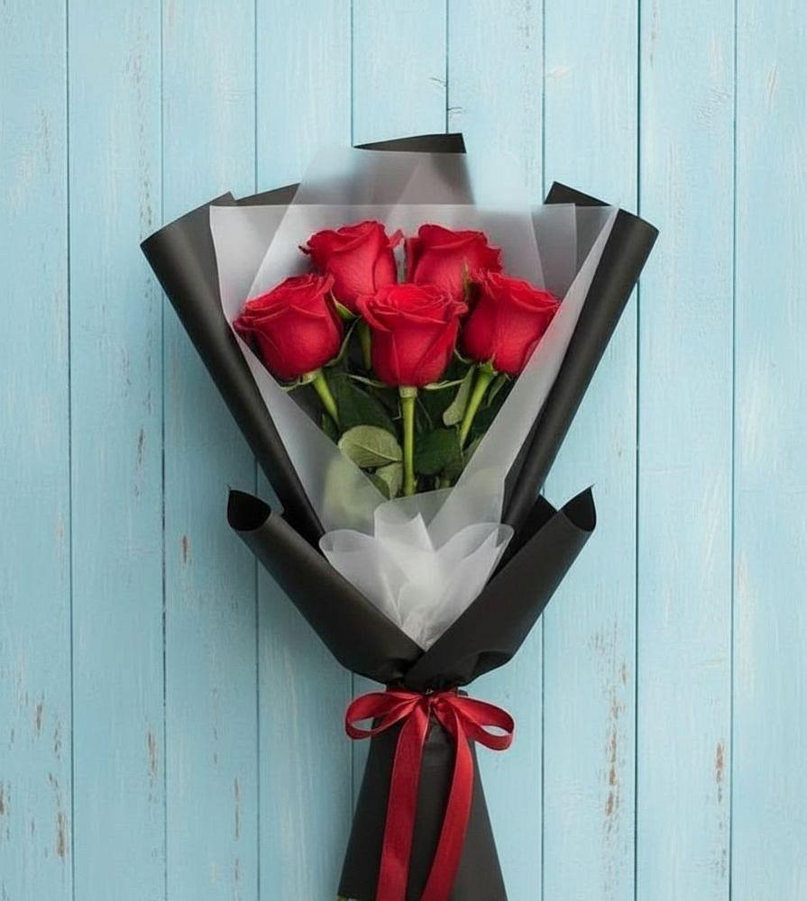 Букет цветов из: Розы в Темижбекской