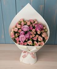 Букет цветов из:  Розы в Темижбекской